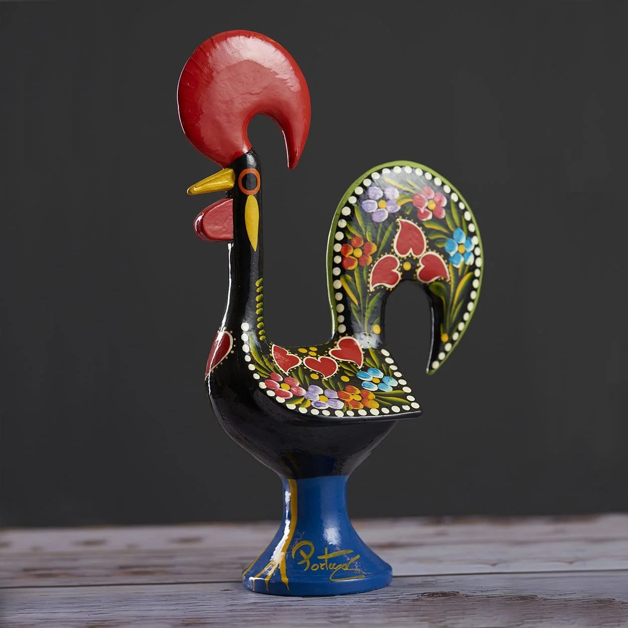 Barcelos Rooster Traditional Figurine (Metal)