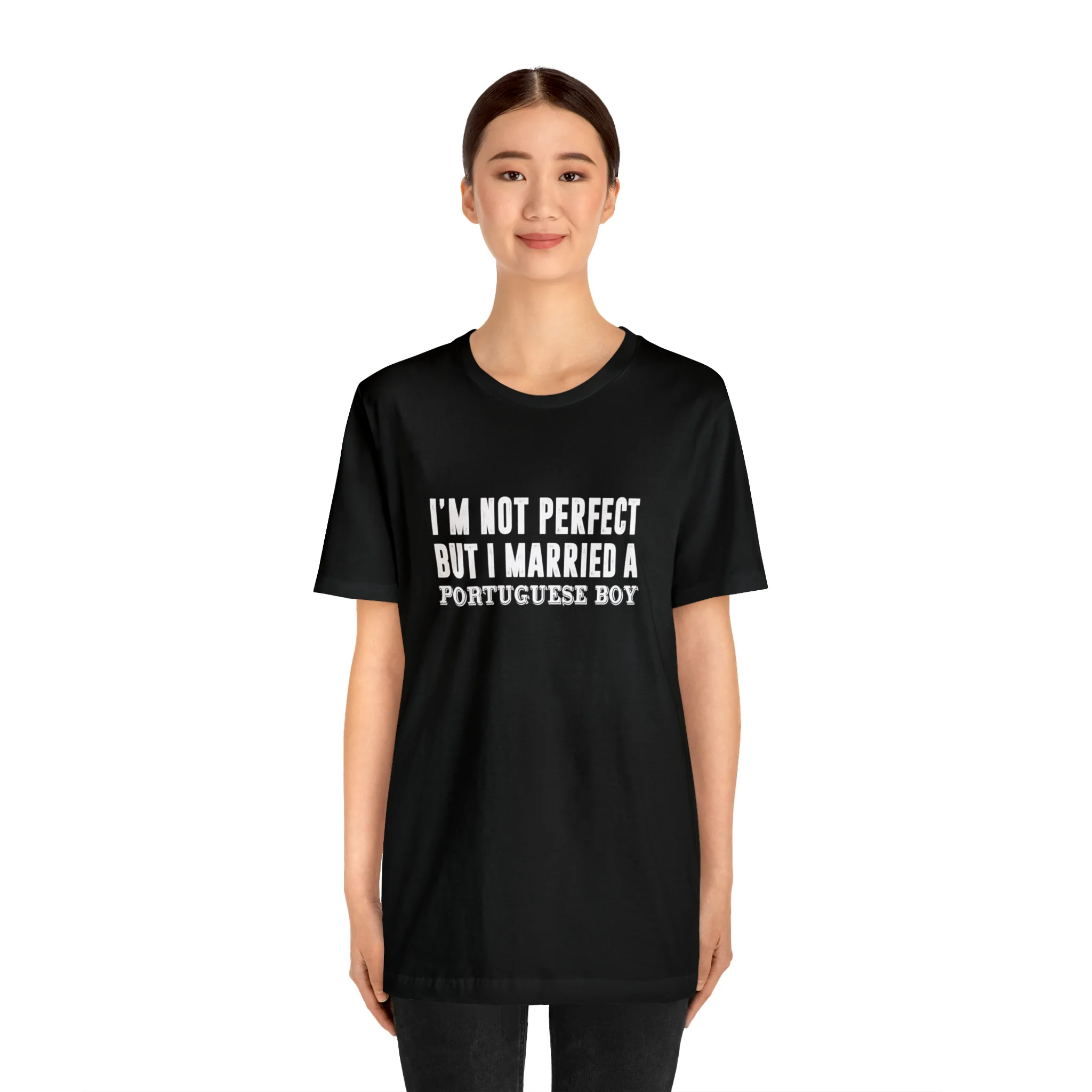 I'm Not Perfect But I Married a Portuguese Boy T-Shirt 🇨🇦 - Image 20