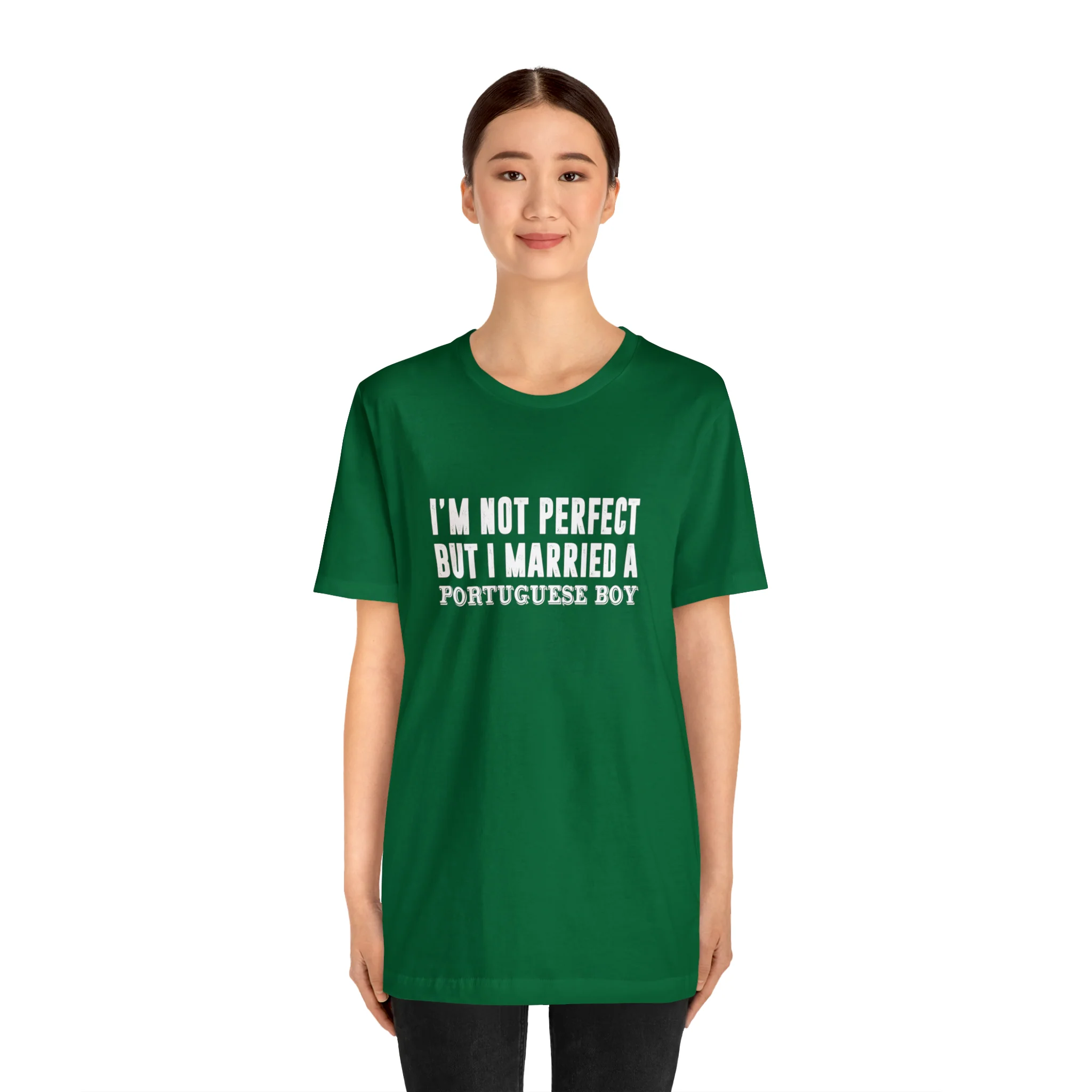 I'm Not Perfect But I Married a Portuguese Boy T-Shirt 🇨🇦 - Image 26
