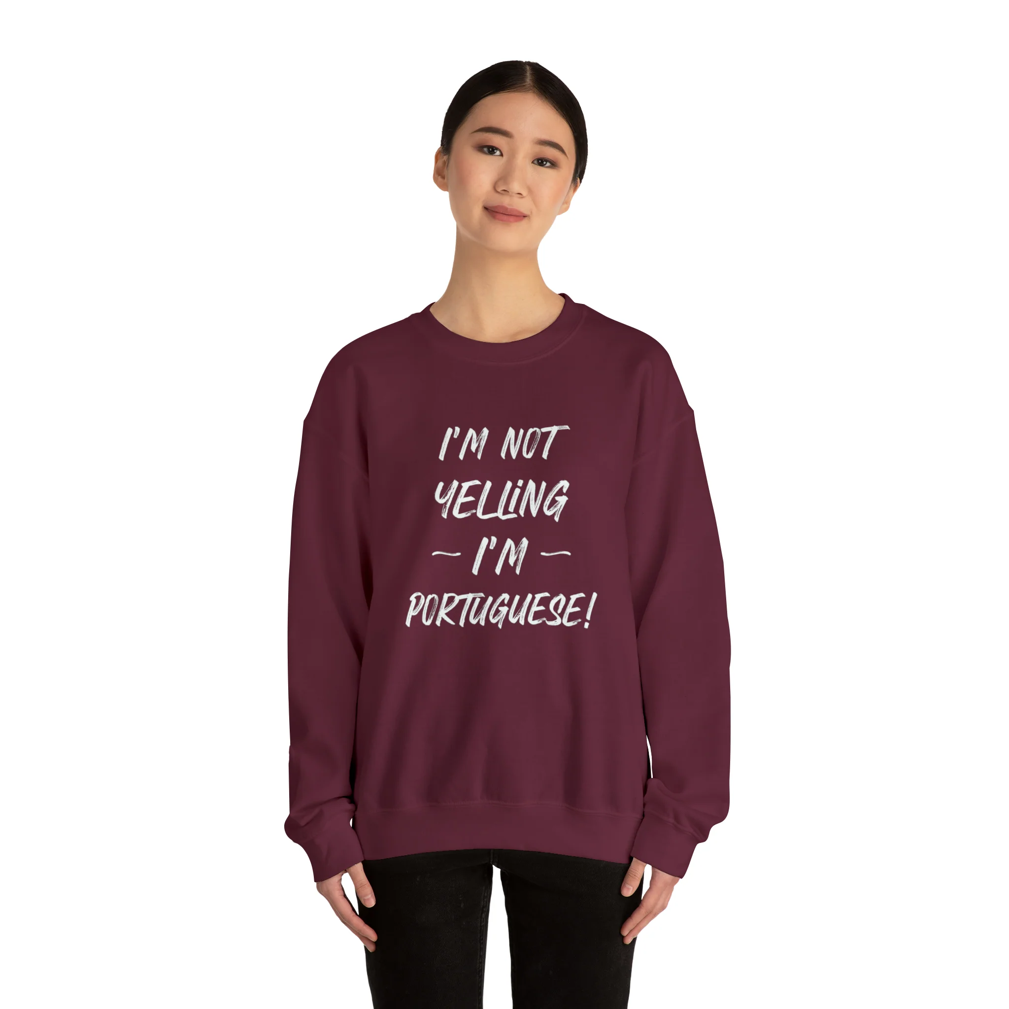 I'm Not Yelling, I'm Portuguese Sweatshirt (Unisex) π¨π¦ - Image 13