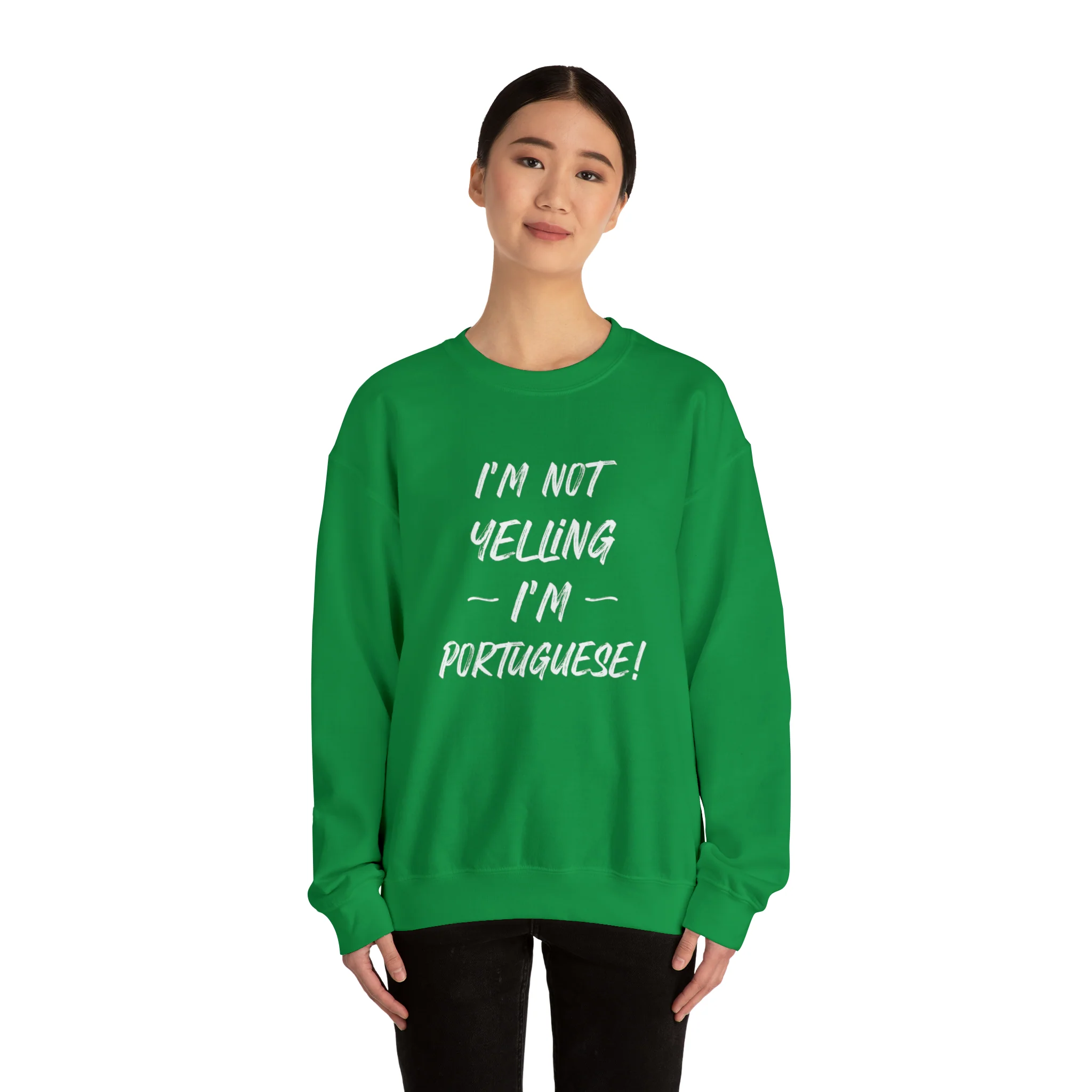 I'm Not Yelling, I'm Portuguese Sweatshirt (Unisex) π¨π¦ - Image 22