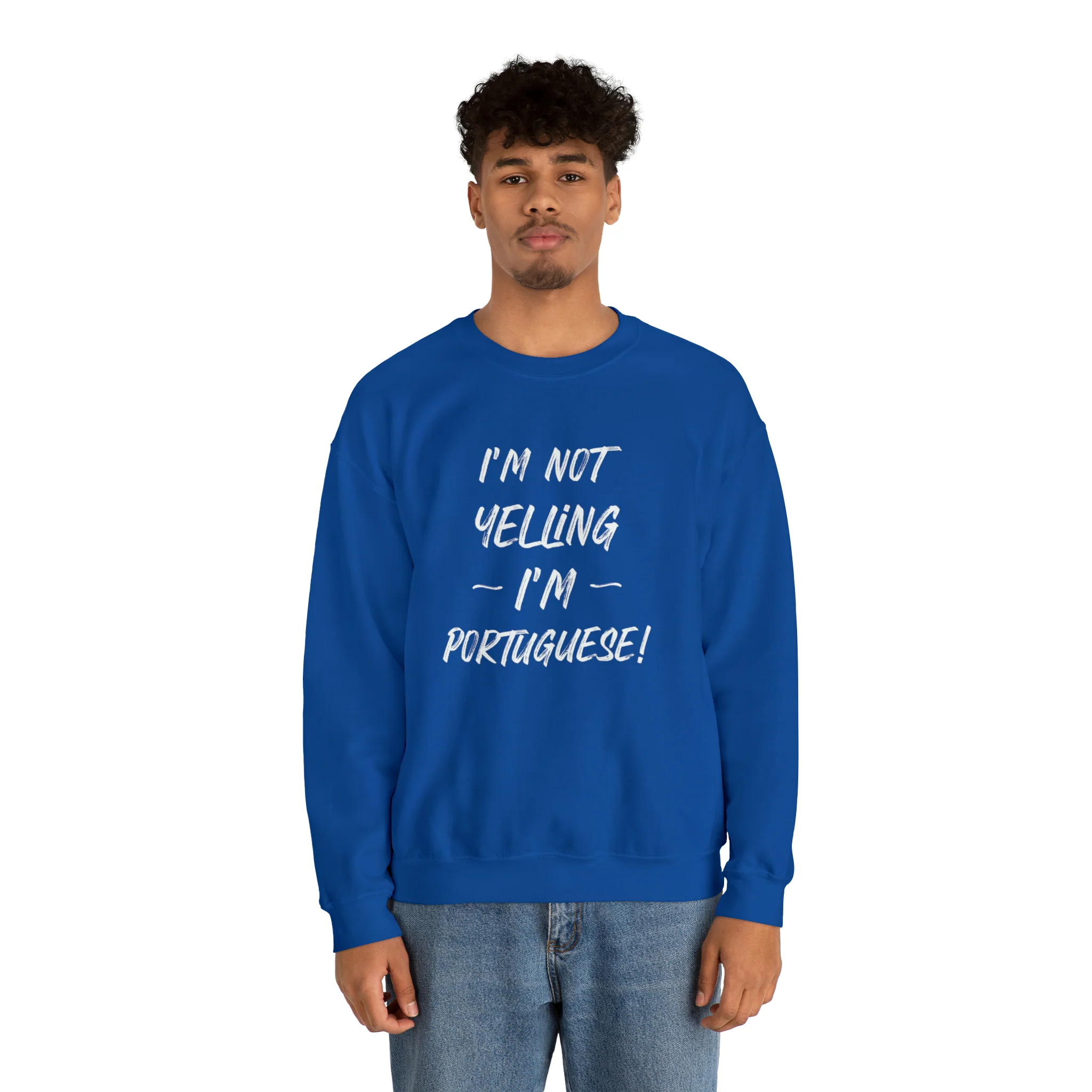 I'm Not Yelling, I'm Portuguese Sweatshirt (Unisex) π¨π¦ - Image 32