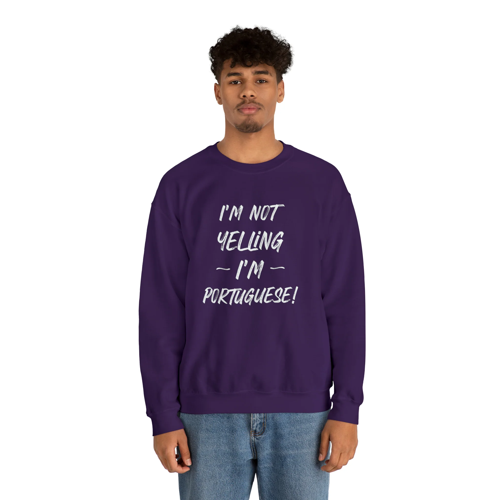 I'm Not Yelling, I'm Portuguese Sweatshirt (Unisex) π¨π¦ - Image 35