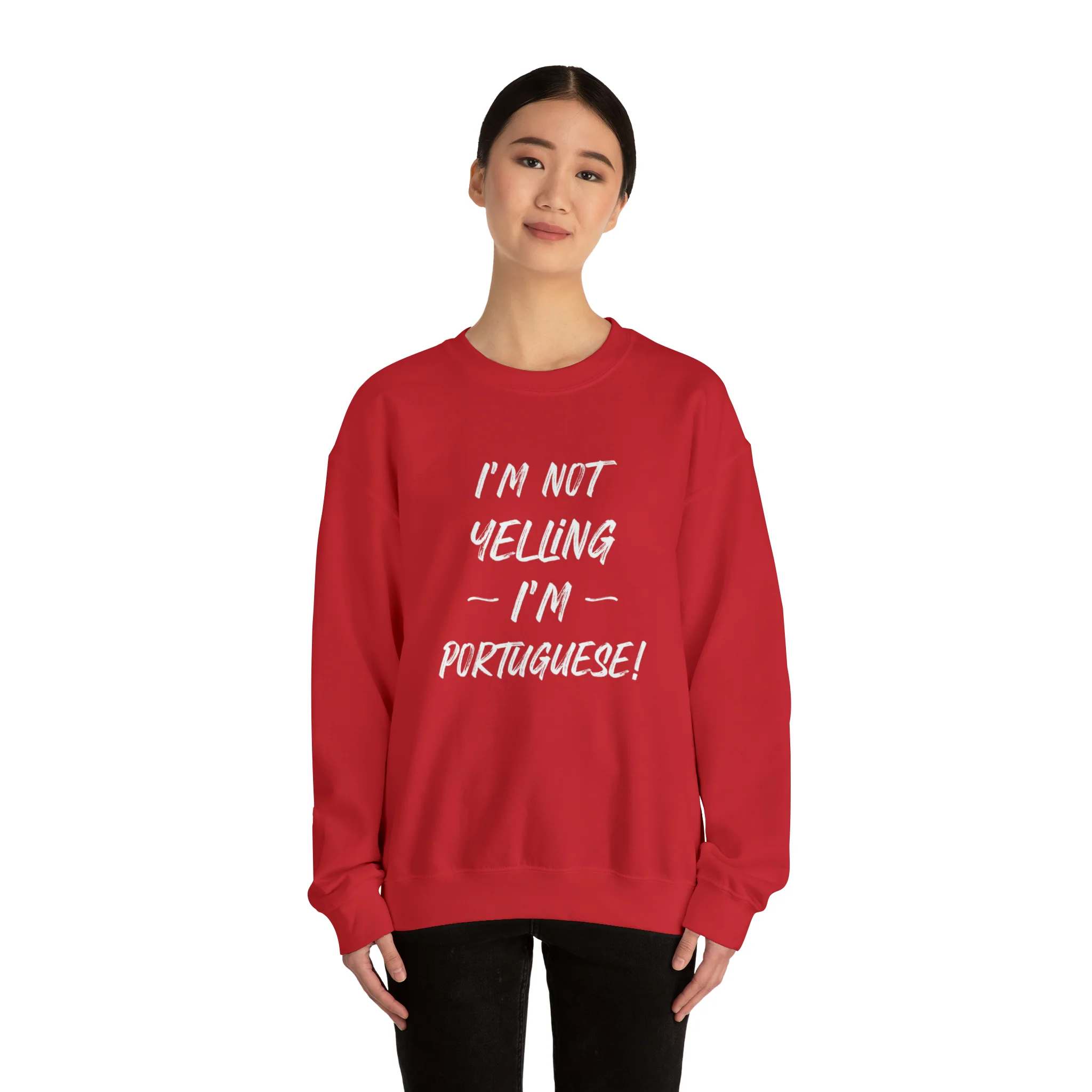 I'm Not Yelling, I'm Portuguese Sweatshirt (Unisex) π¨π¦ - Image 37