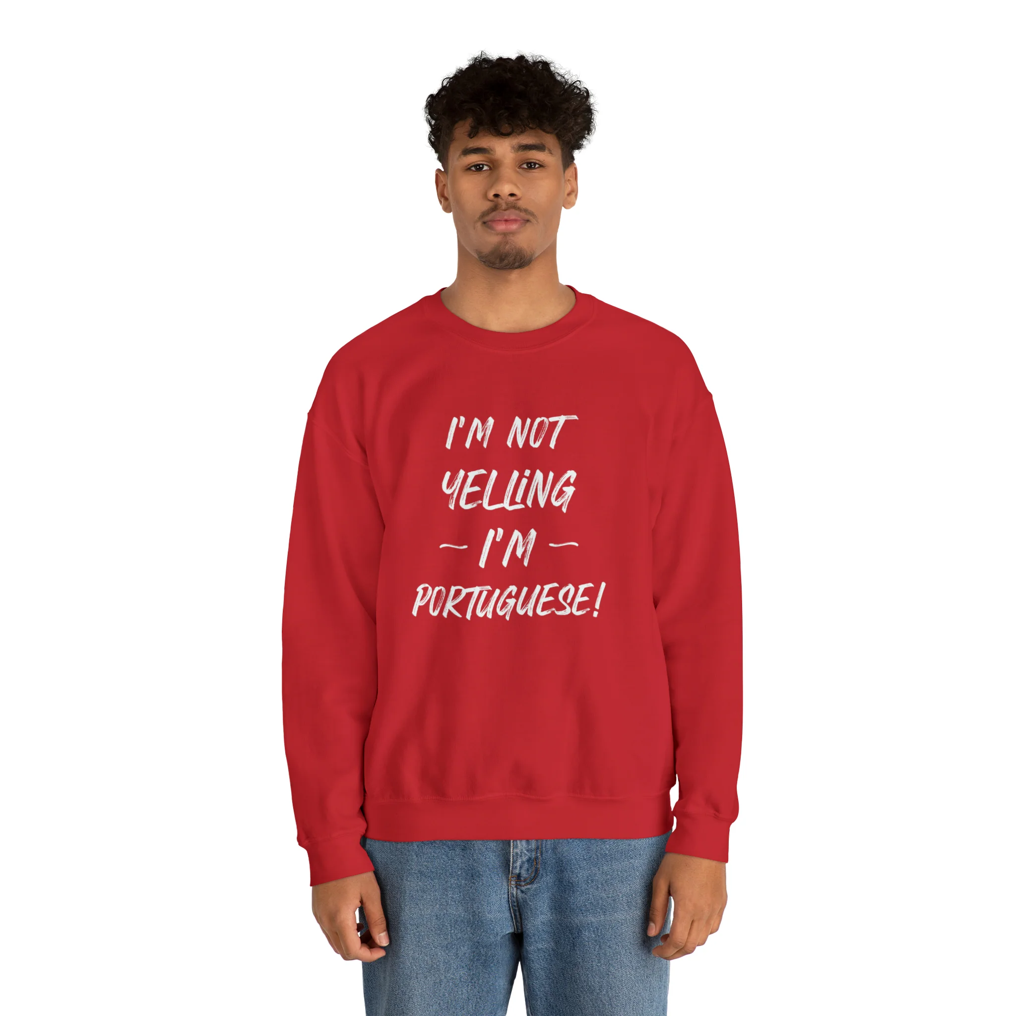 I'm Not Yelling, I'm Portuguese Sweatshirt (Unisex) π¨π¦ - Image 38
