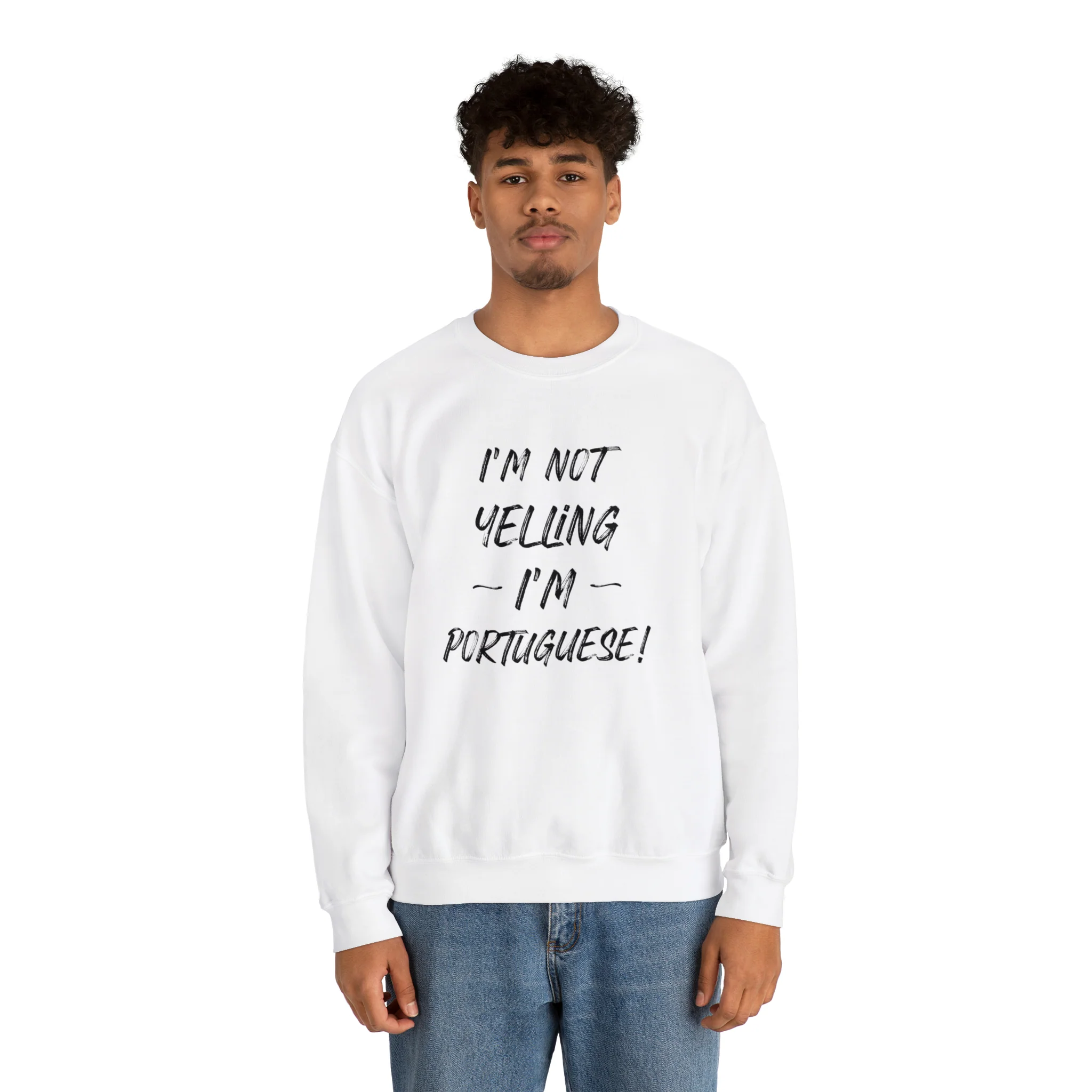 I'm Not Yelling, I'm Portuguese Sweatshirt (Unisex) π¨π¦ - Image 41
