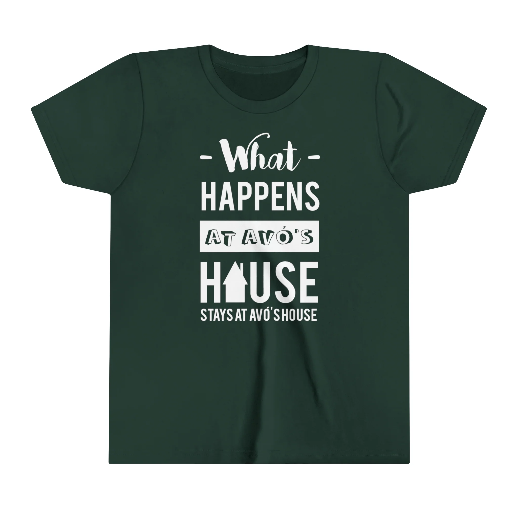 Youth Size What Happens at Avó's Tee (S-XL) - Image 17