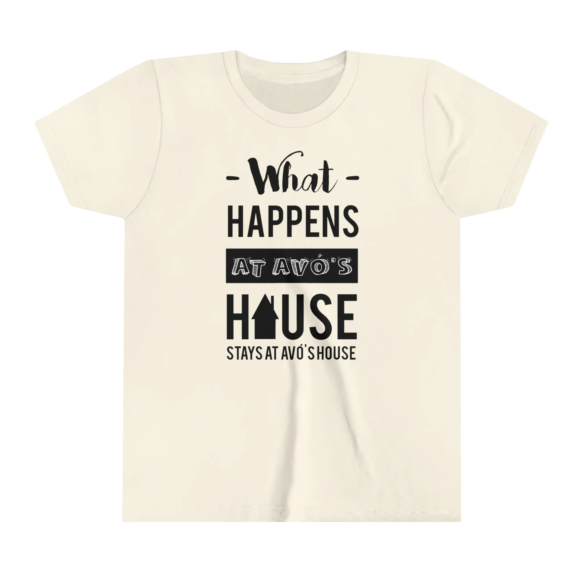 Youth Size What Happens at Avó's Tee (S-XL) - Image 21