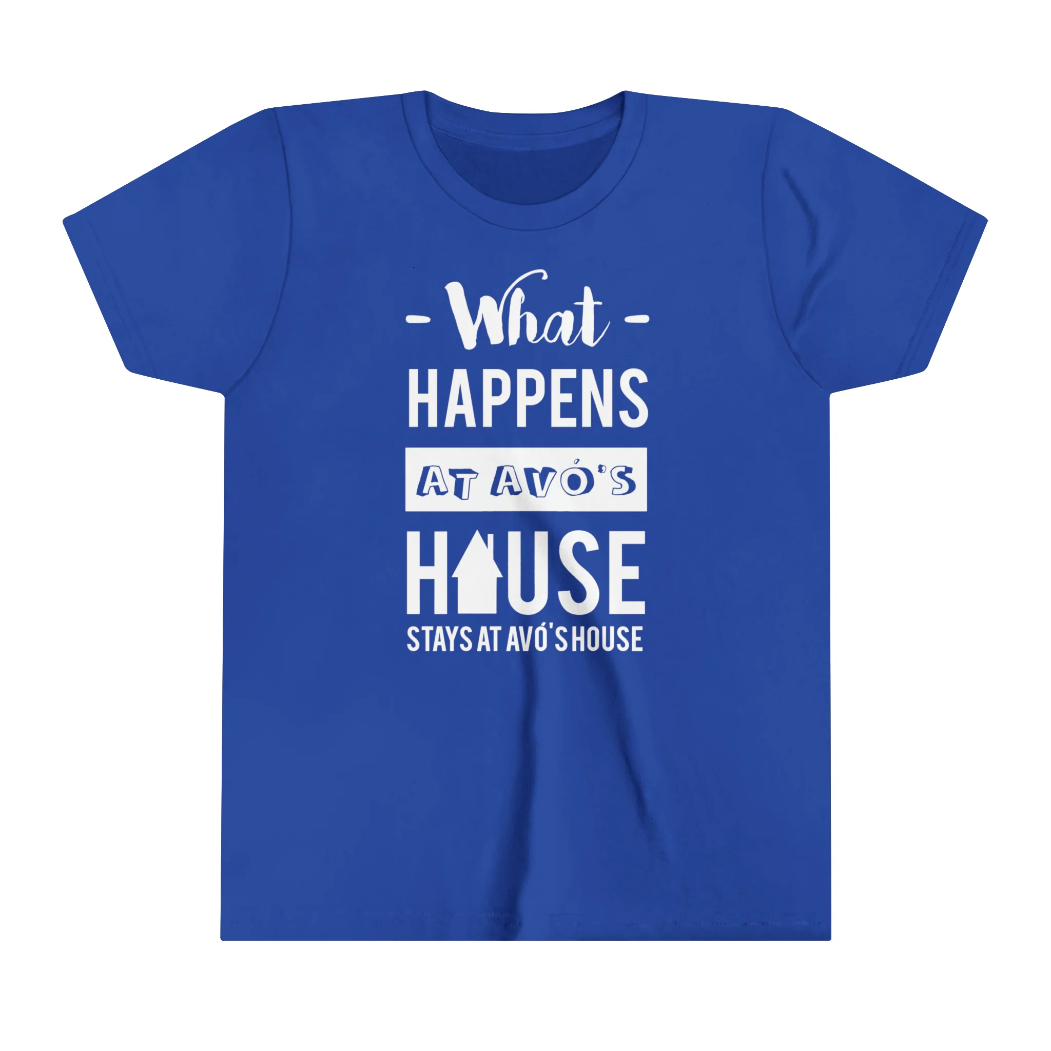 Youth Size What Happens at Avó's Tee (S-XL) - Image 9
