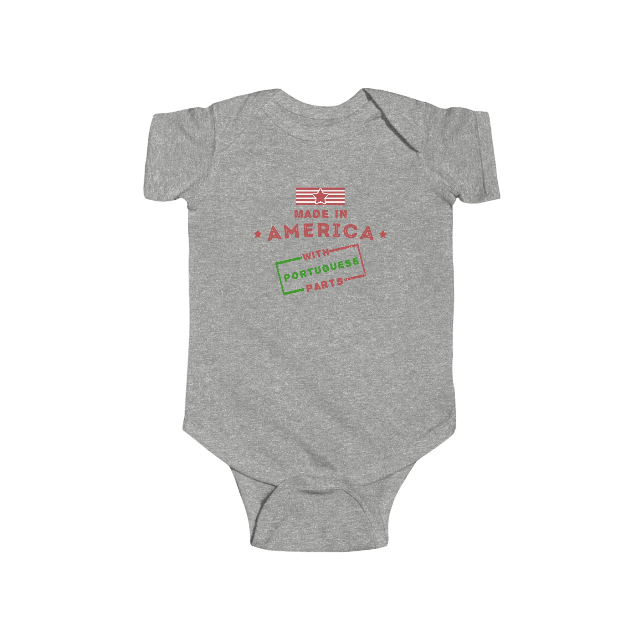 Made in America With Portuguese Parts Onesie