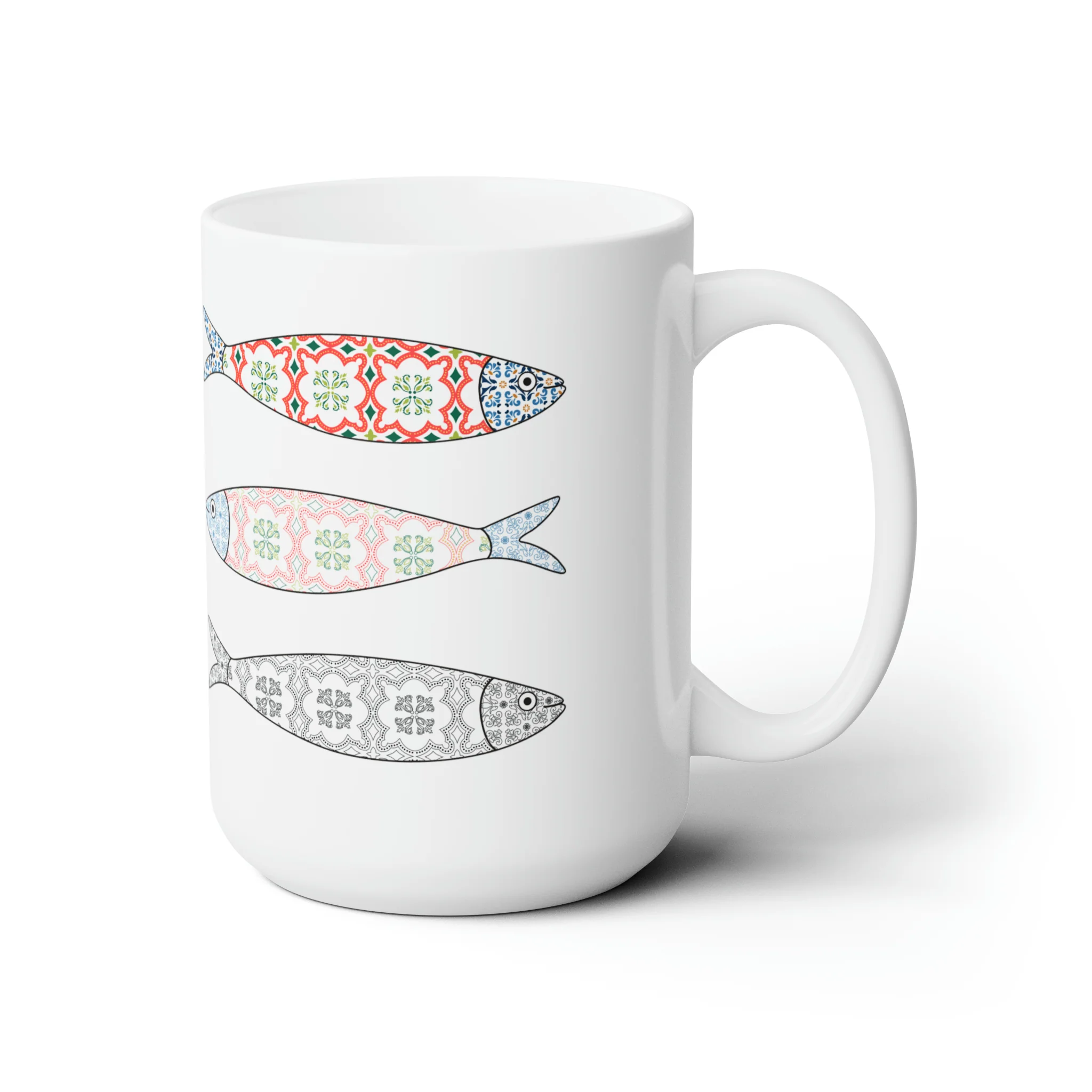 Portuguese Sardine Coffee Mug (15oz) - Image 4