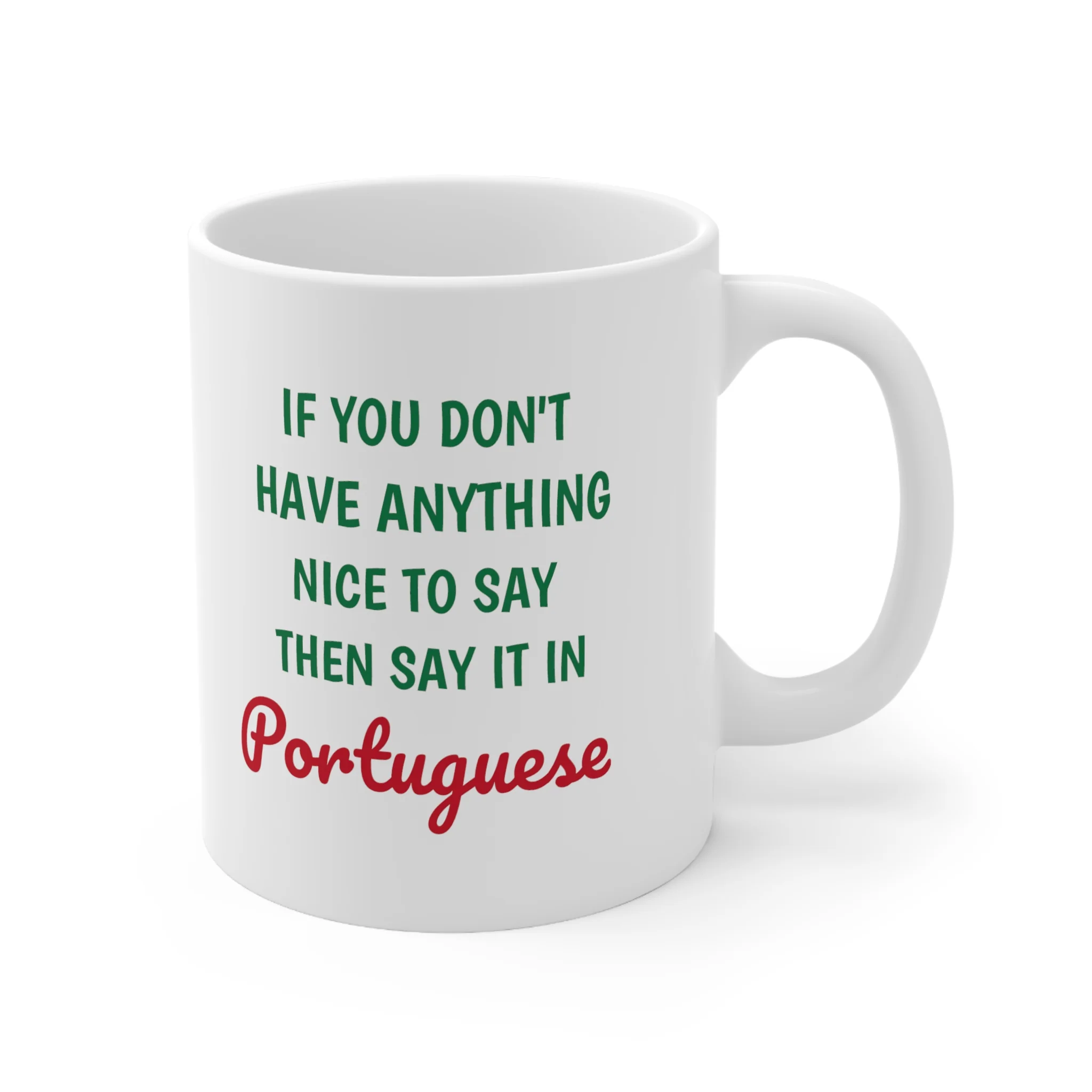 Say it in Portuguese Mug - Image 4