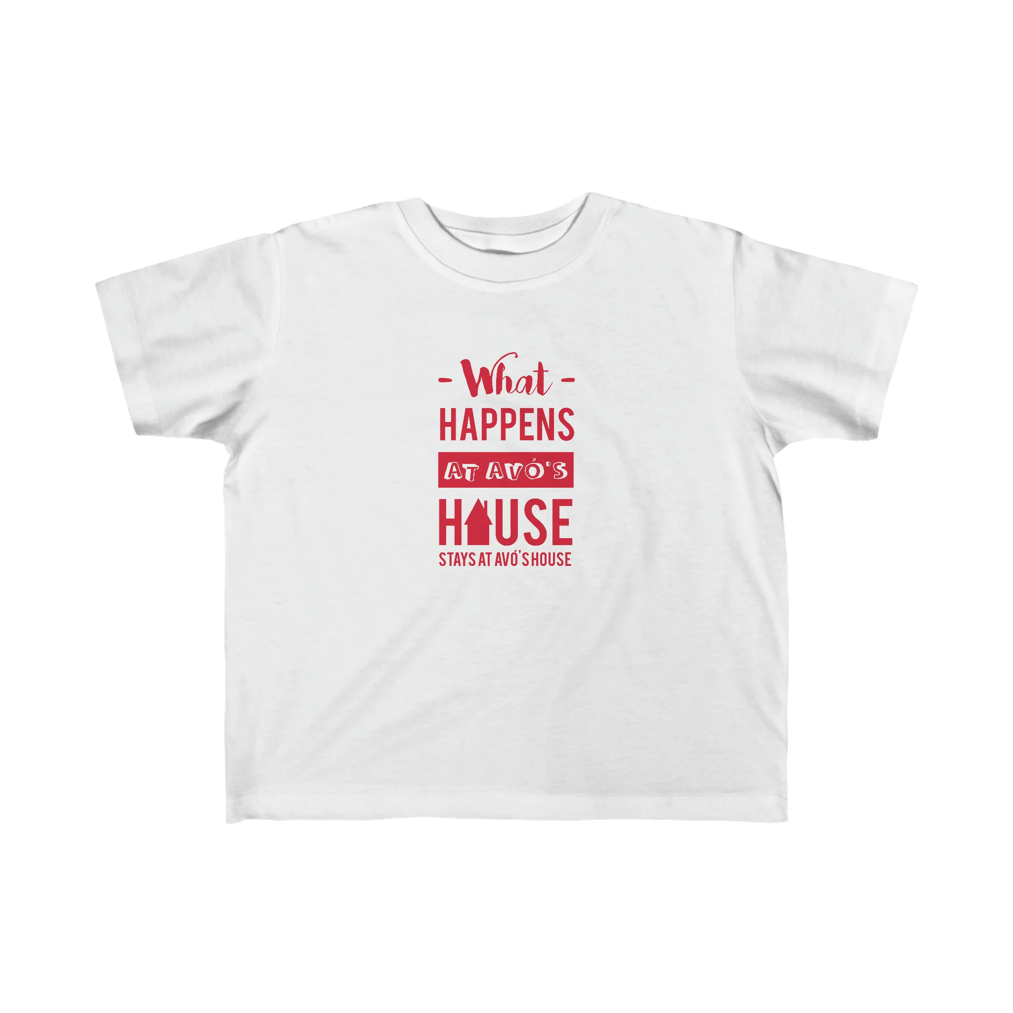 Toddler Size What Happens at Avó's House Tee (2T-5/6T) - Image 5