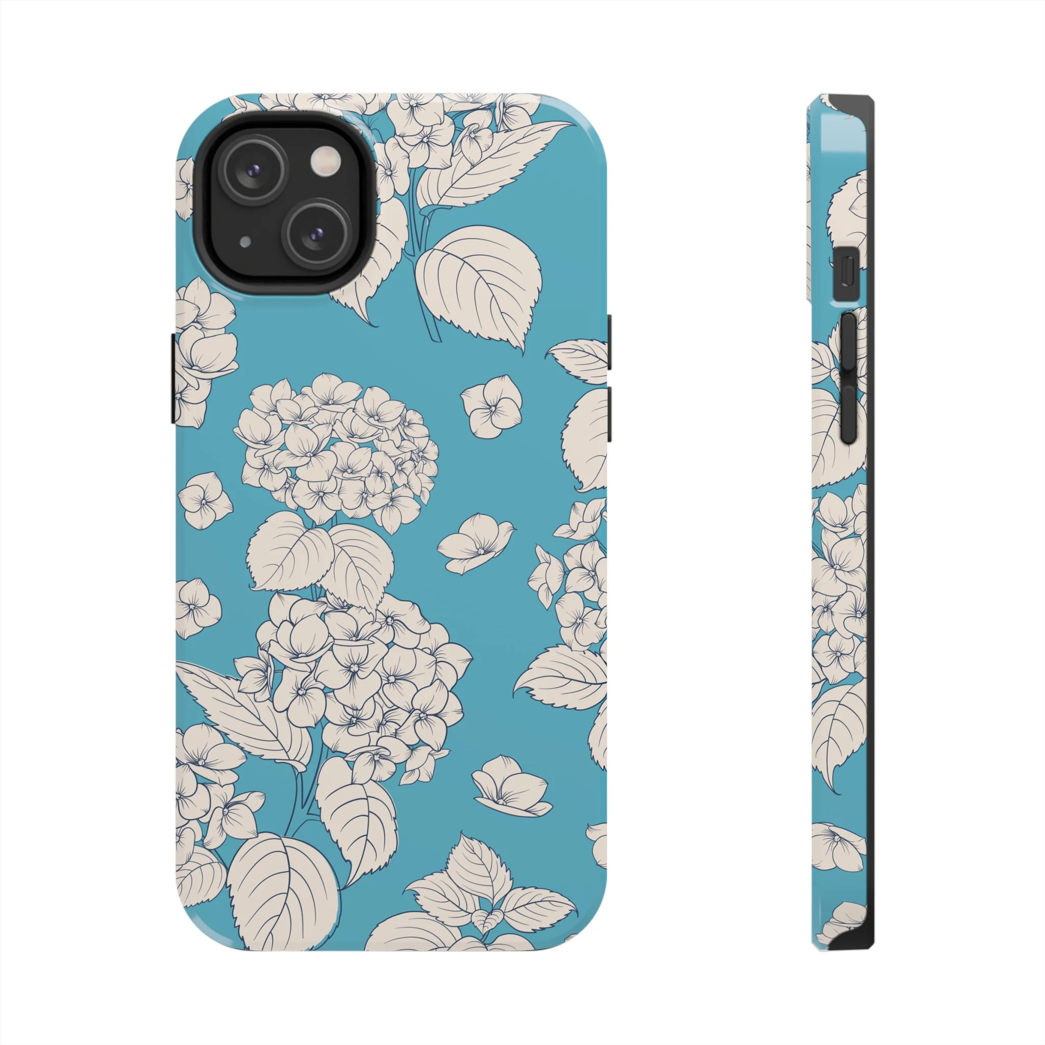 Vintage Hydrangeas Phone Case (Apple) - Image 18