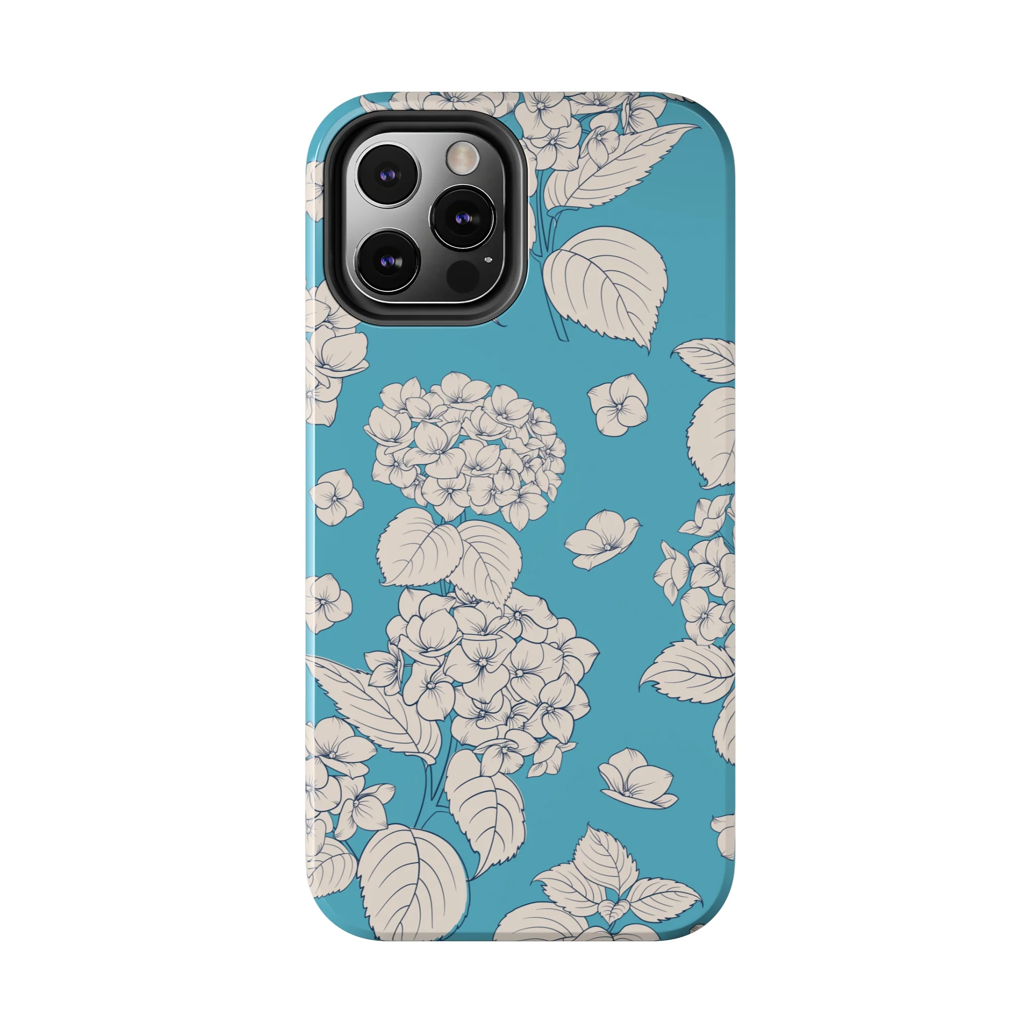 Vintage Hydrangeas Phone Case (Apple) - Image 22