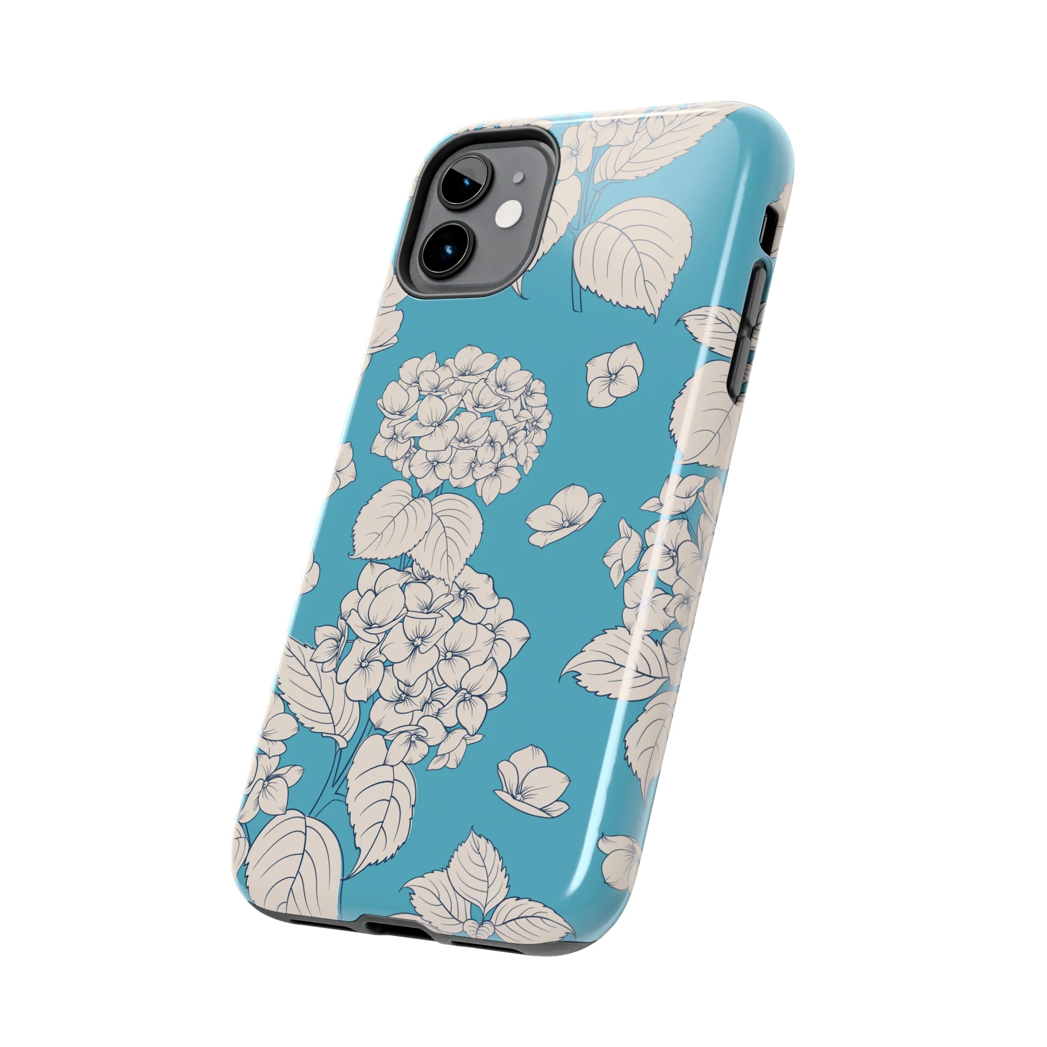 Vintage Hydrangeas Phone Case (Apple) - Image 41